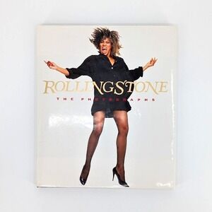 Rolling Stone The Photographs 1989 First Edition Music Coffee Book Hardcover